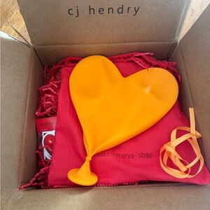 CJ Henry Deflated Heart Balloon sculpture